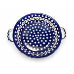 419 Bunzlau Ronde Schaal 70X Flower Tendril Ø 21 cm 2nd qlty Bakvormen